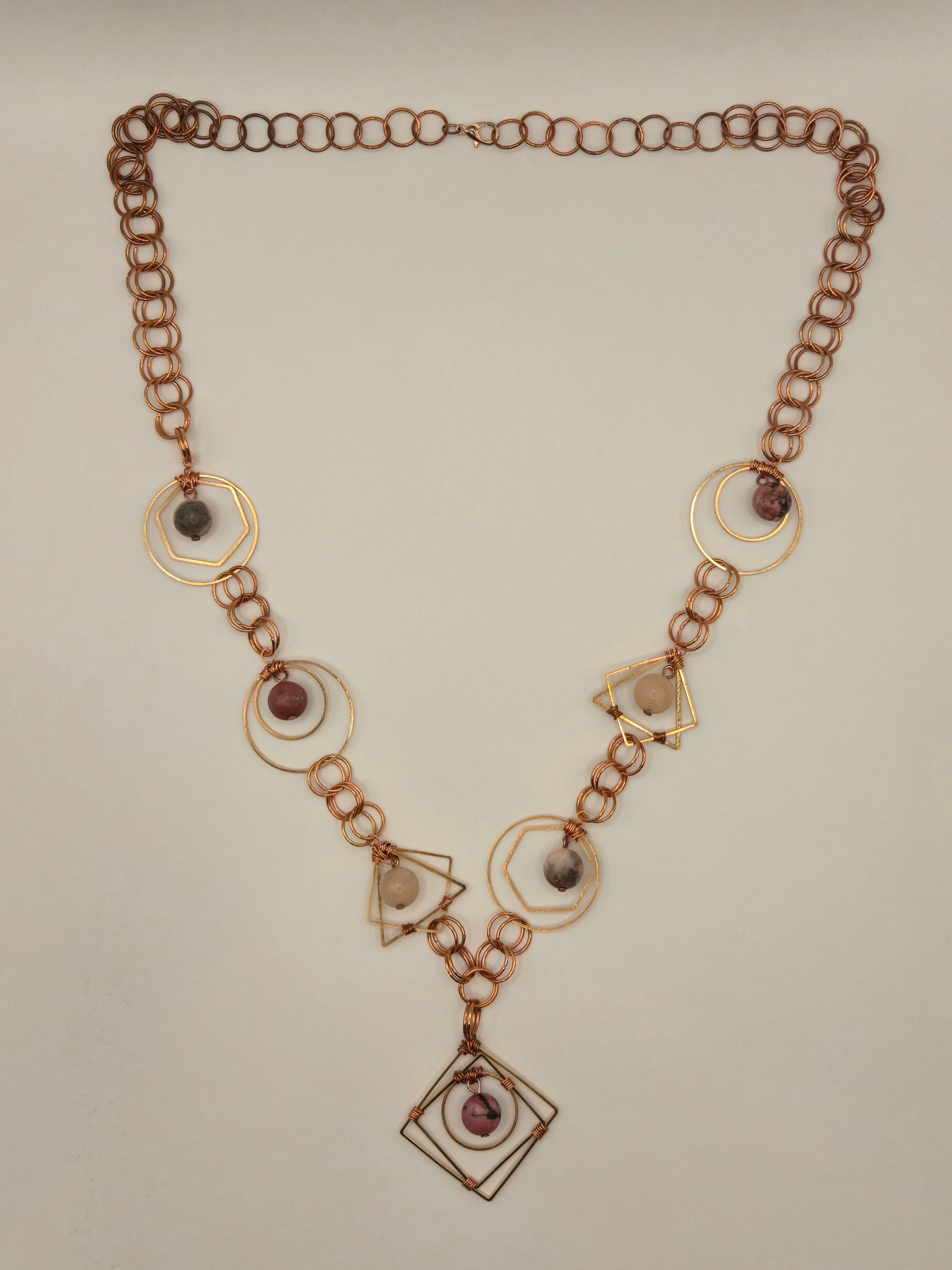 Rose Gold Rhodonite Collection