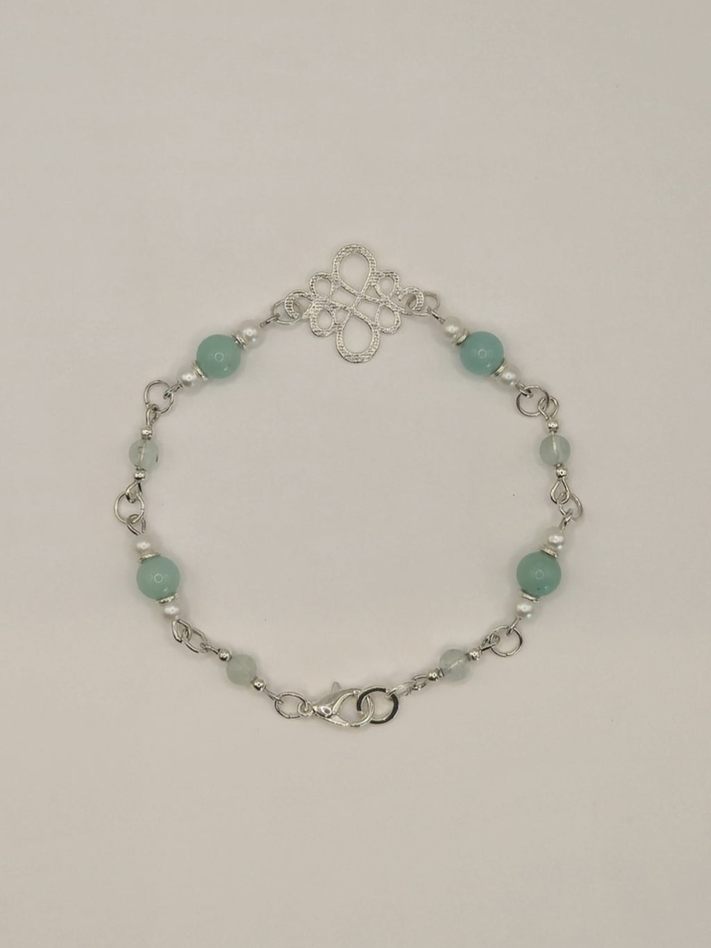 Blue Grey Crackle Glass Collection