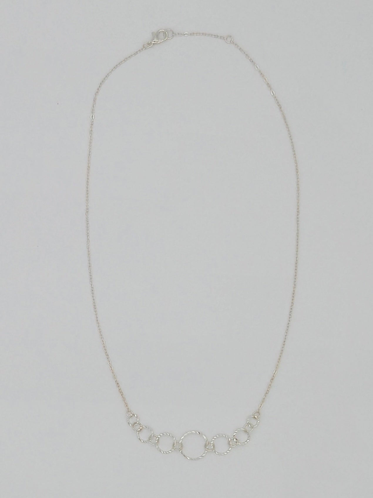 Beveled Ring Necklace