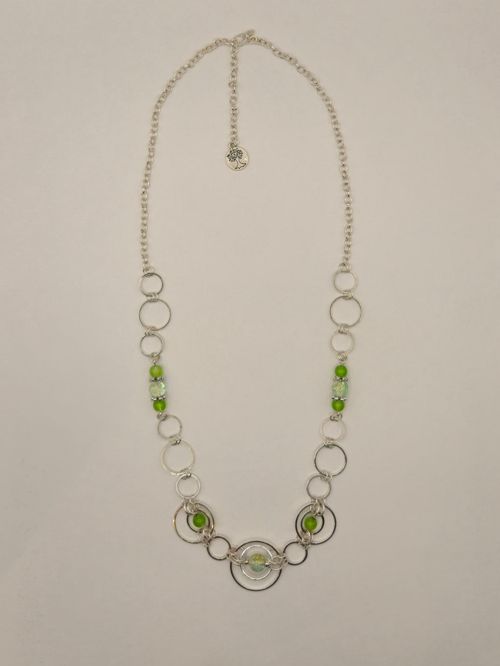 Yellow & Green Crackle Glass Collection