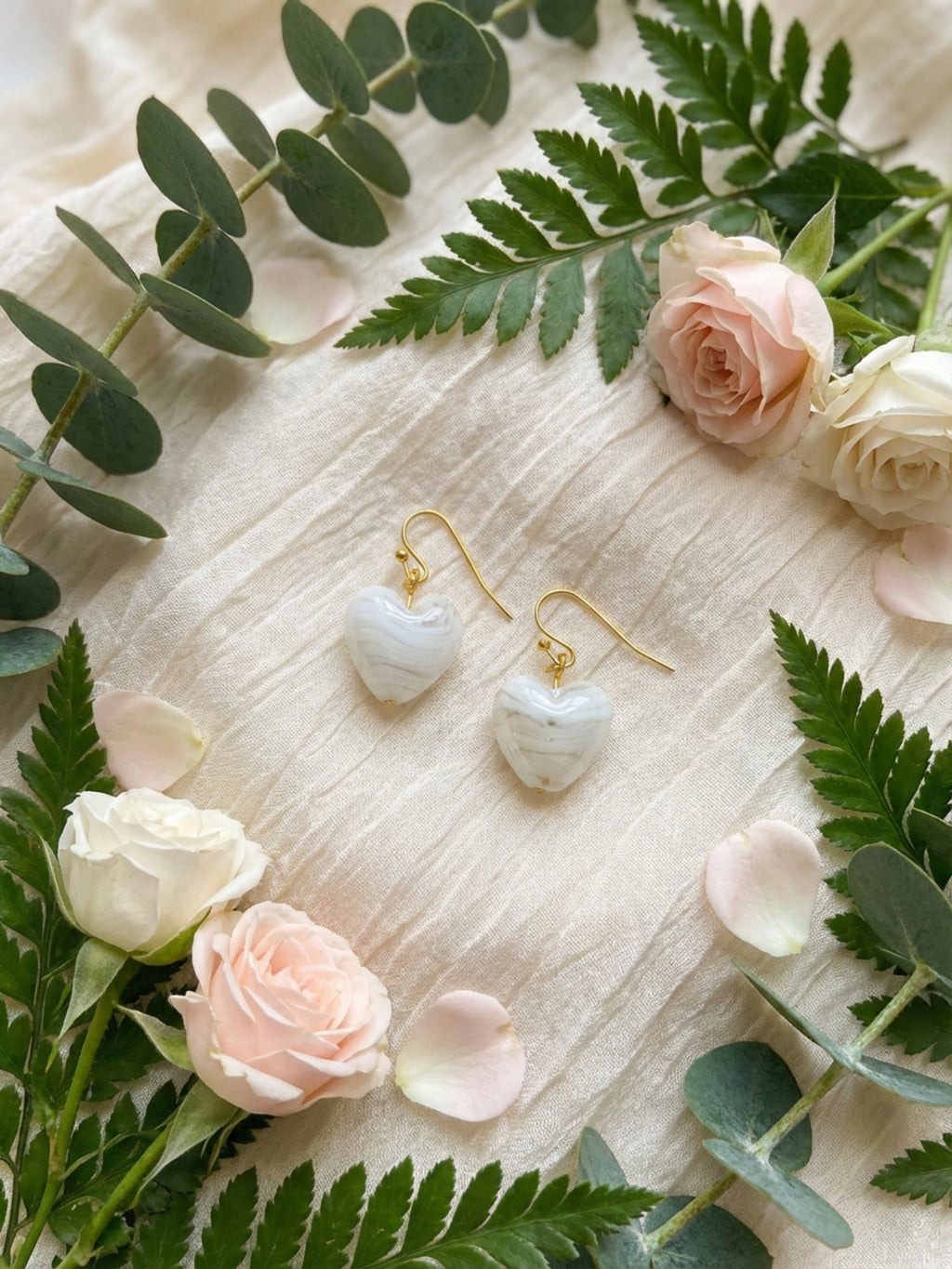 Swirl Heart Earrings
