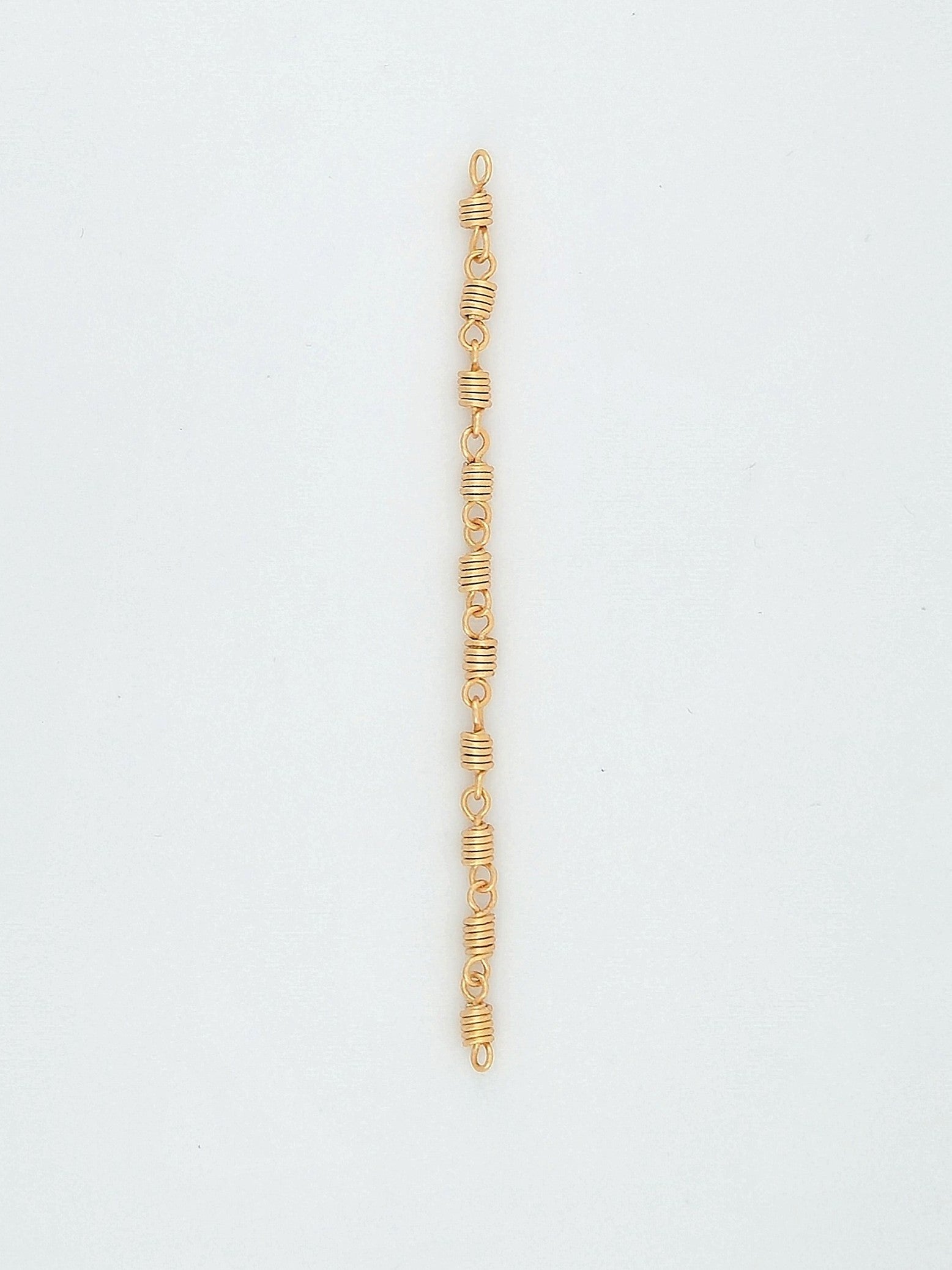 Wire Wrapped Coil Link Bracelet