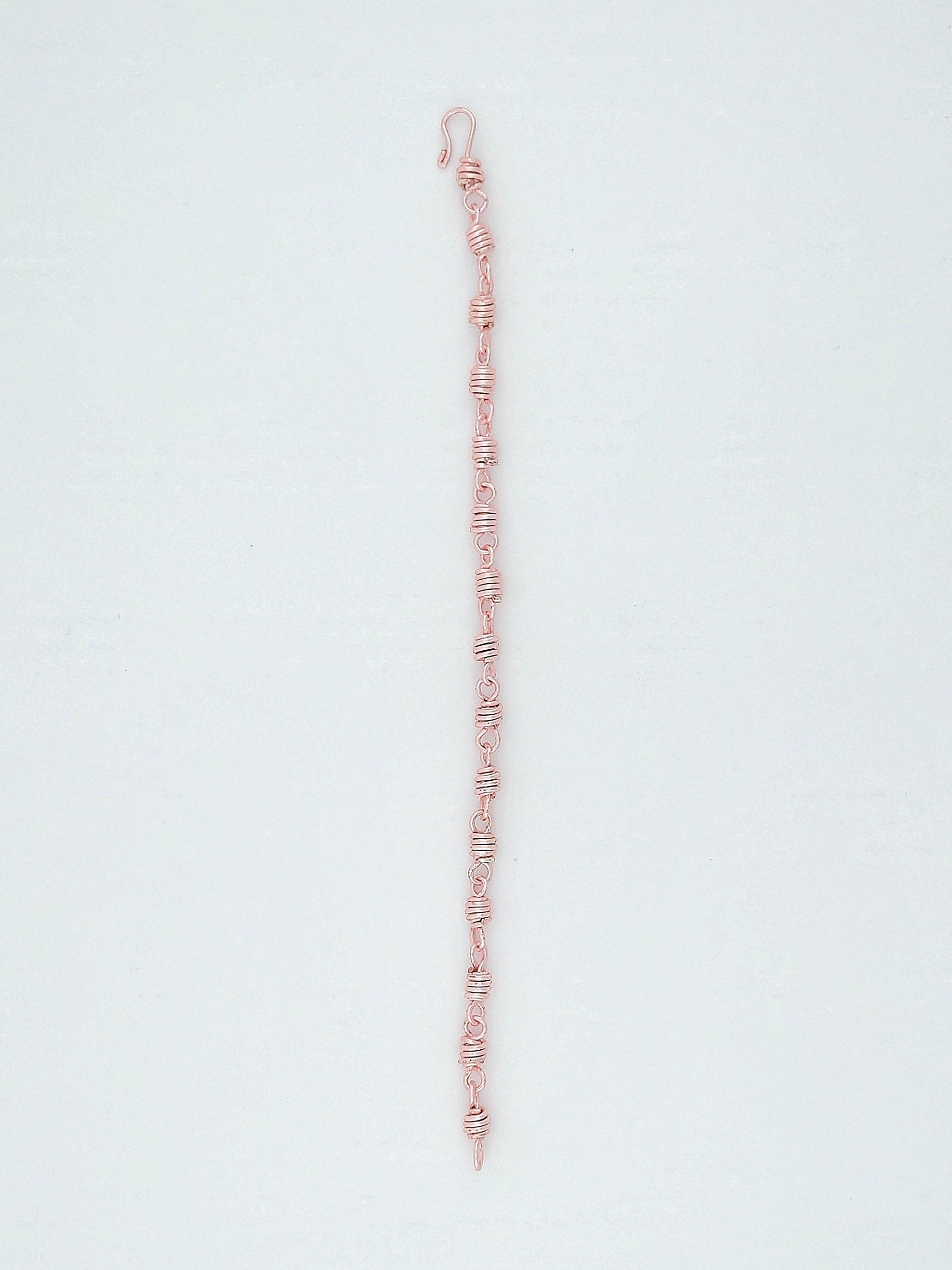 Wire Wrapped Coil Link Bracelet