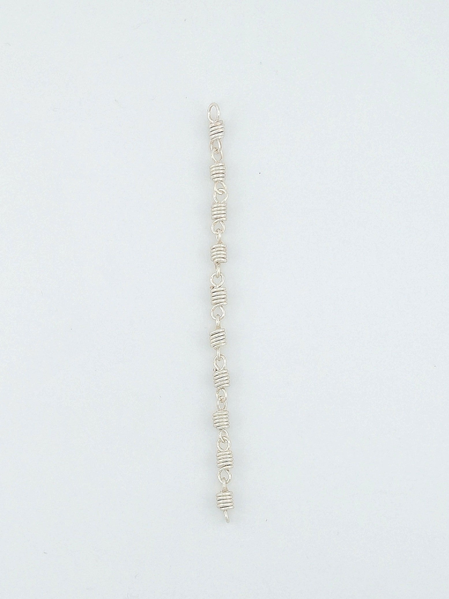 Wire Wrapped Coil Link Bracelet