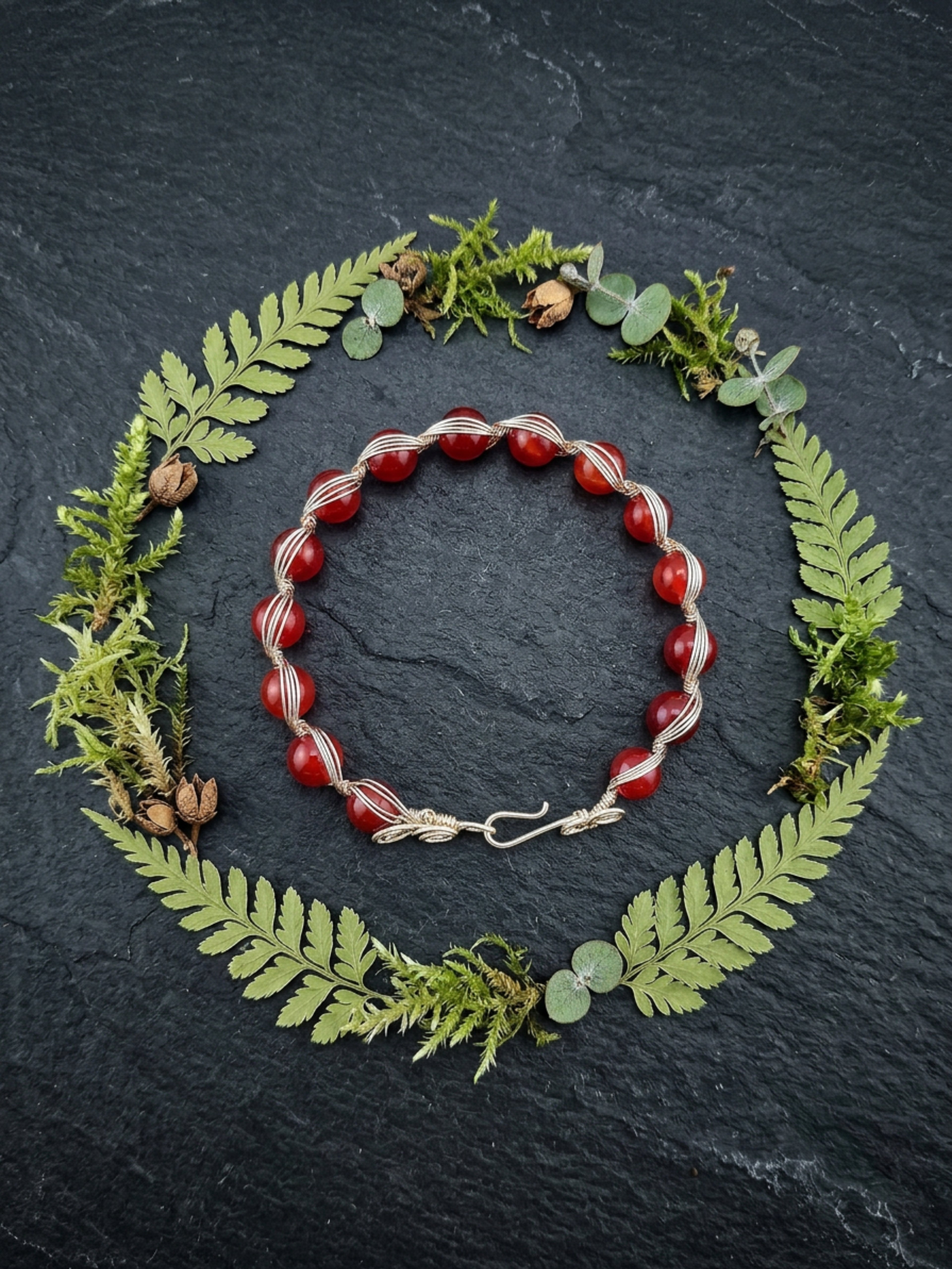 The Nefertiti Wire-Wrapped Cuff Bracelet