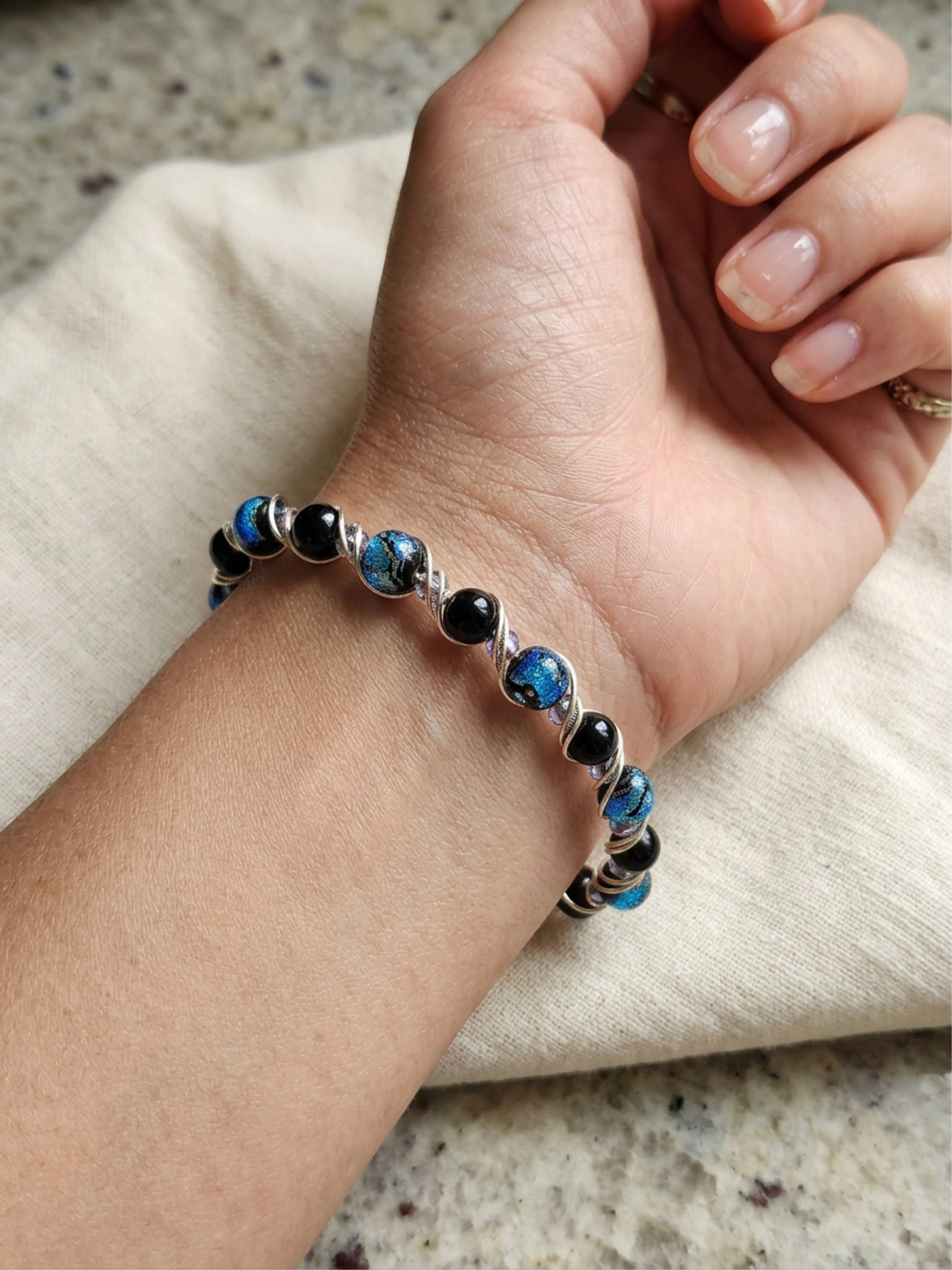 The "Steel Rhythm" Bracelet