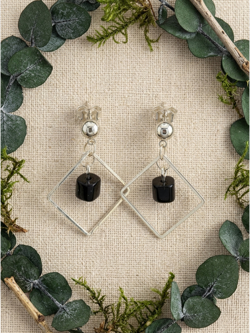 Obsidian Anchor Dangles