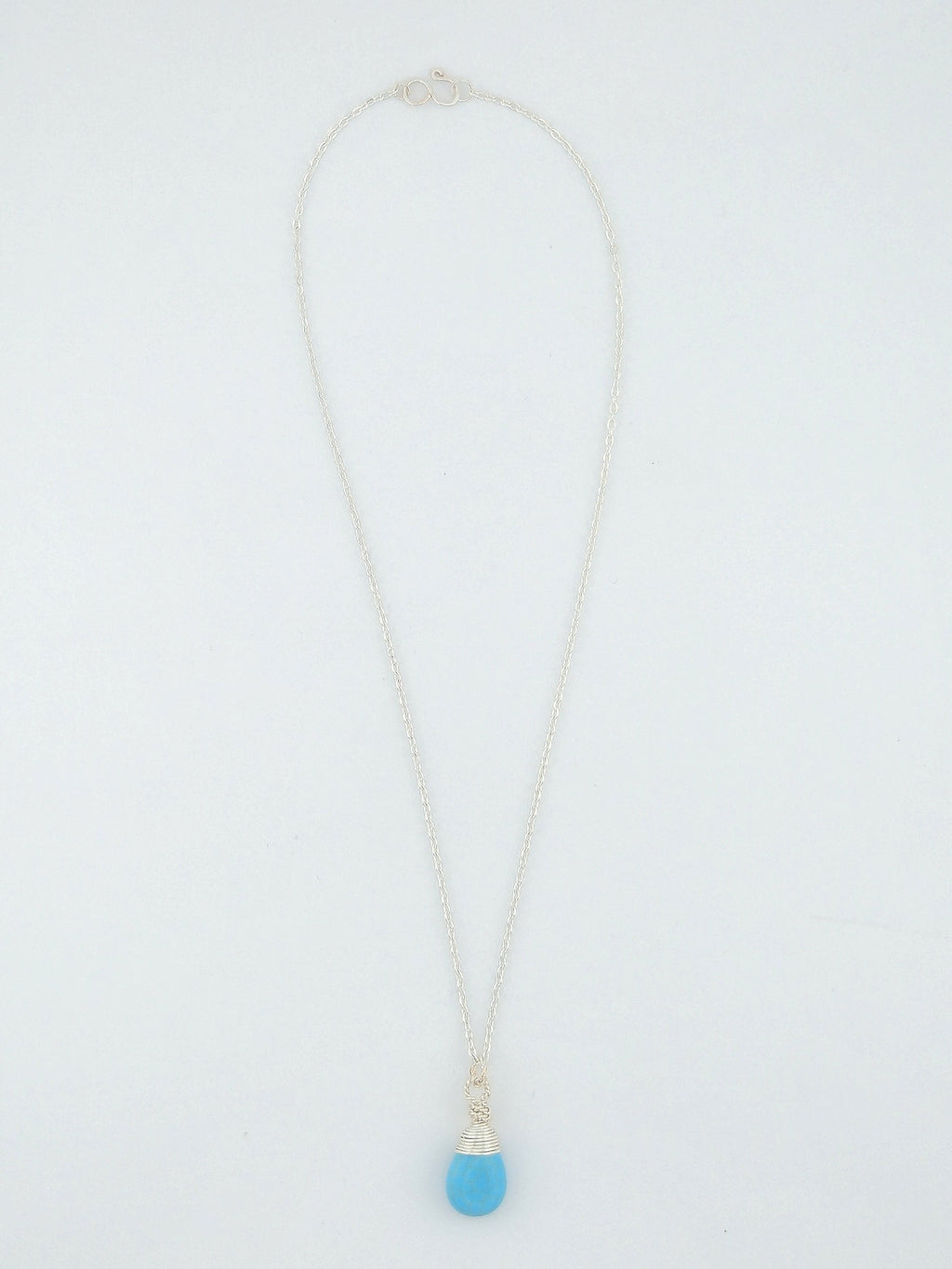 Wire Forged Turquoise Necklace