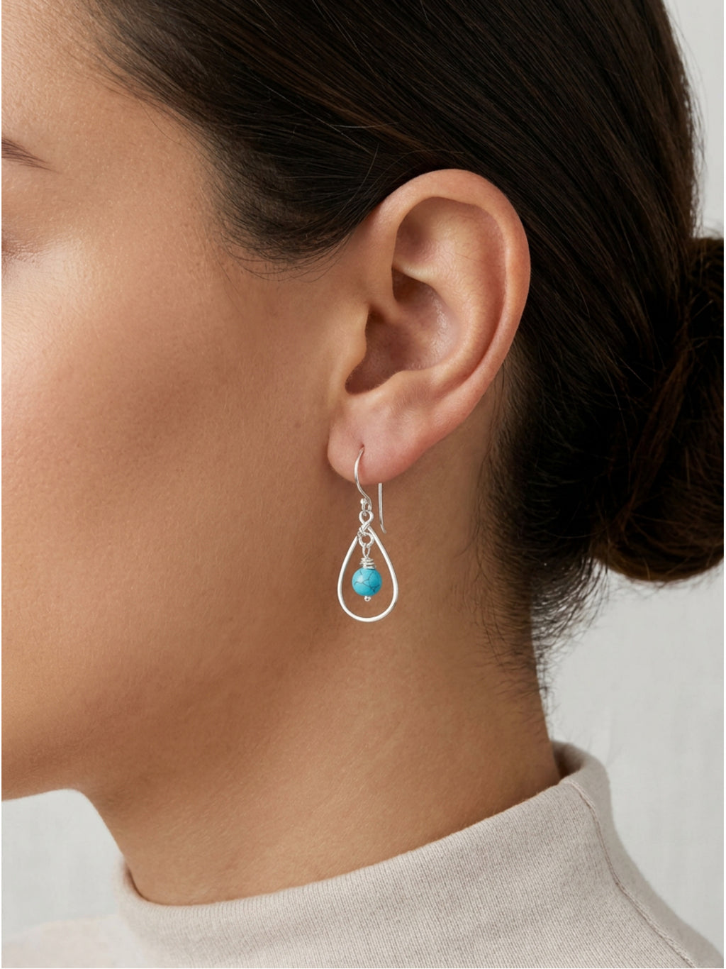 Turquoise Shield Dangles