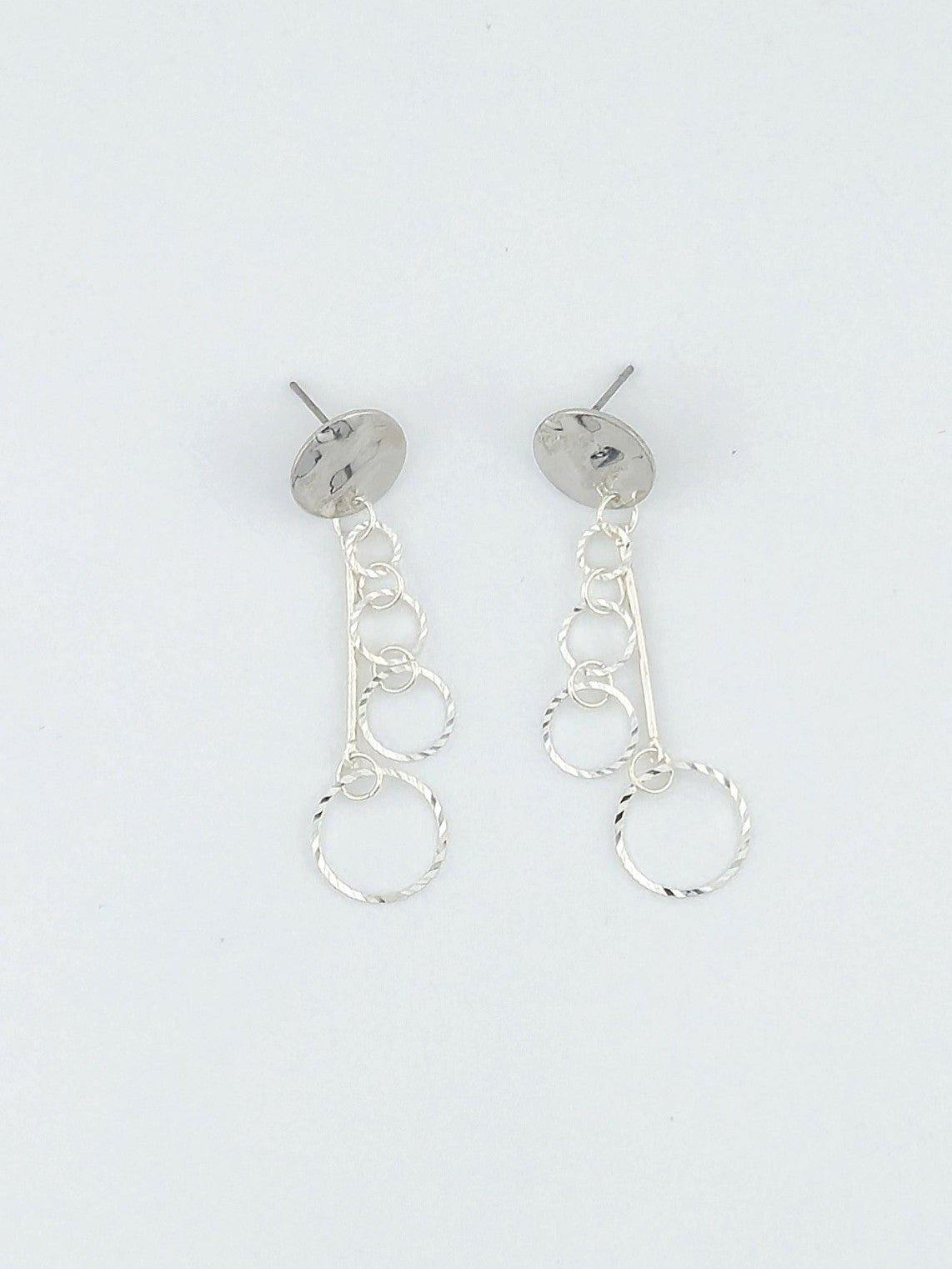Beveled Ring Earrings