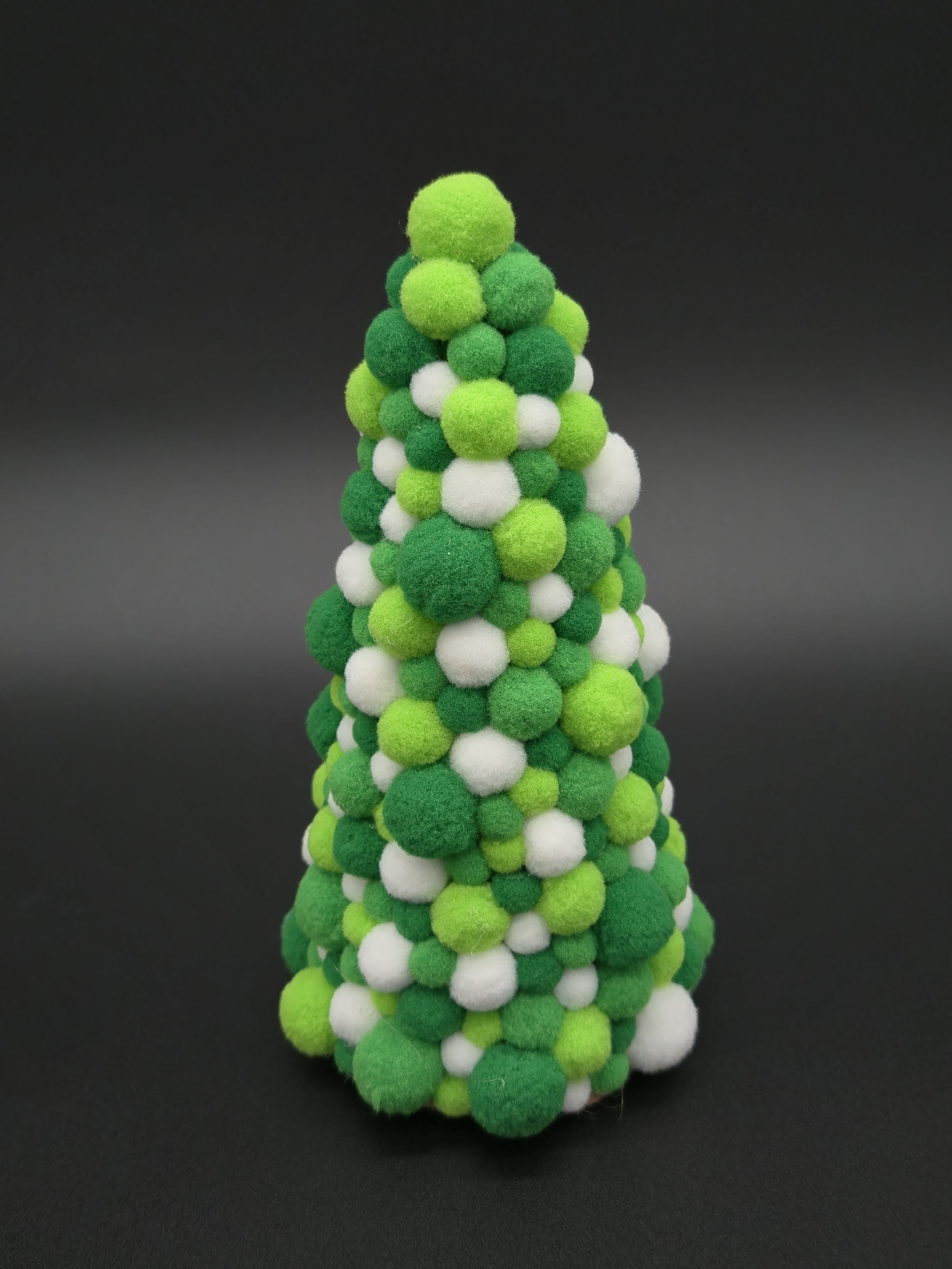 Festive Green Pom Pom Tree