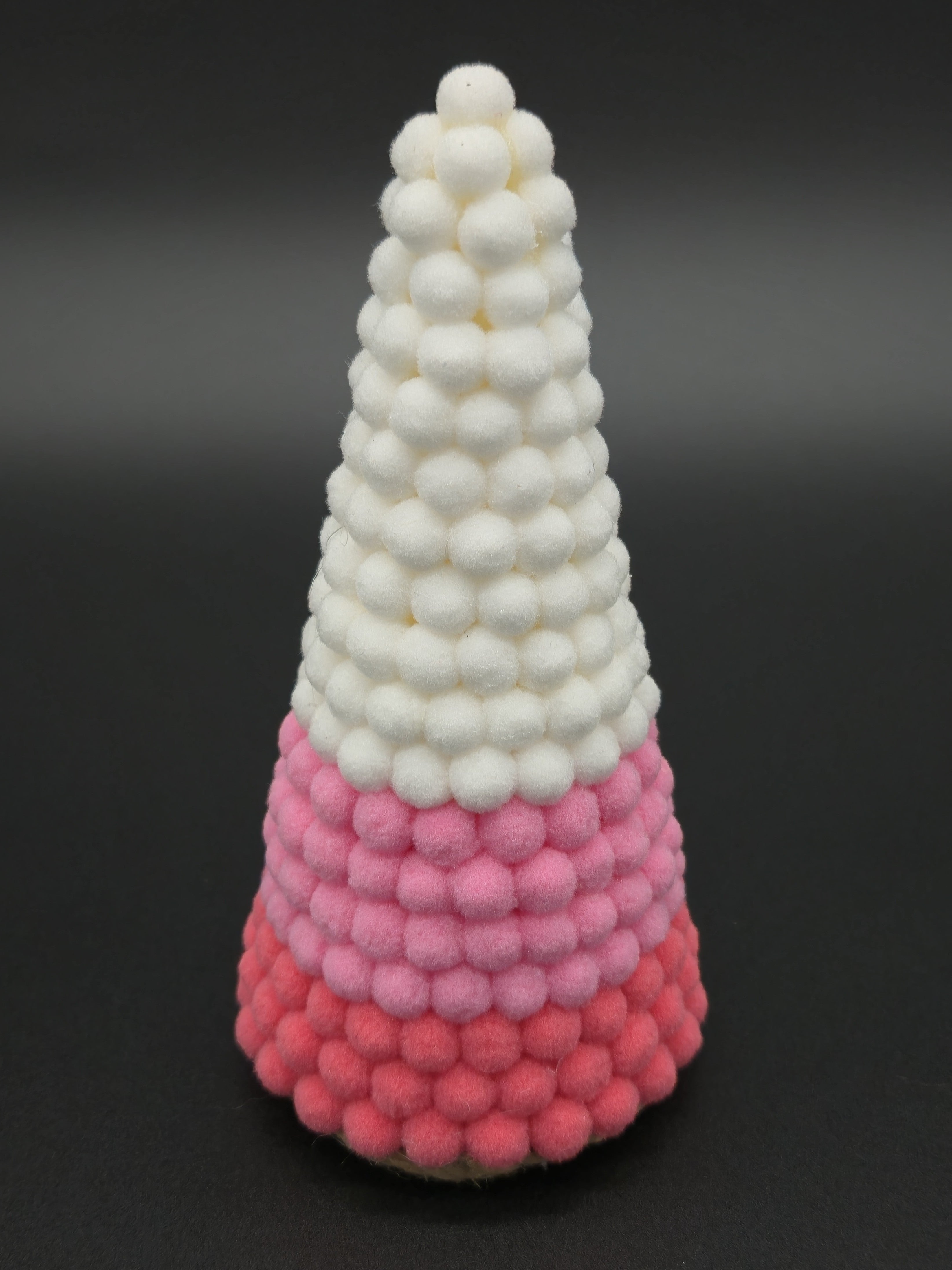 Pretty Pink Ombre Pom Pom Tree