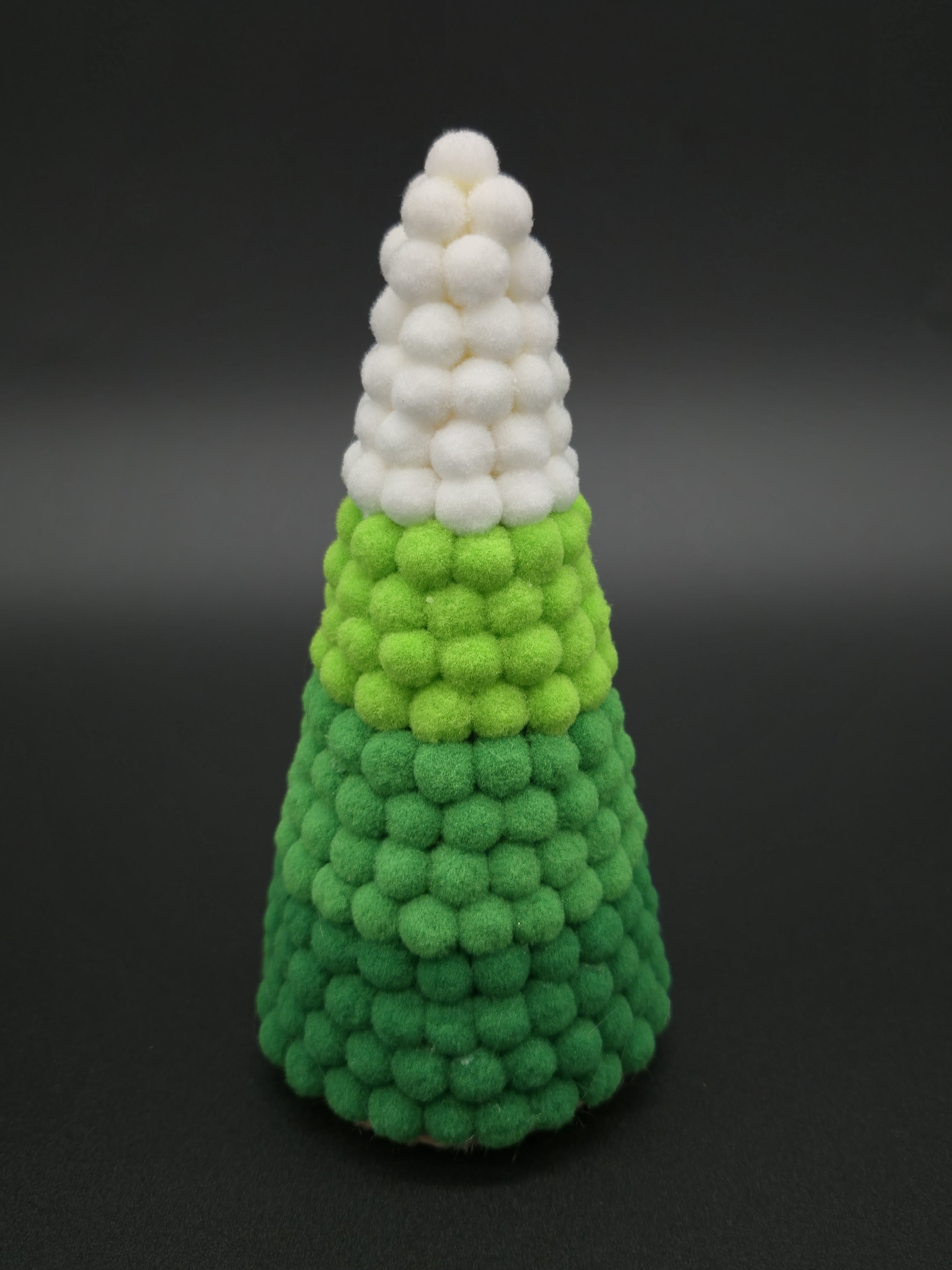 Festive Green Pom Pom Tree