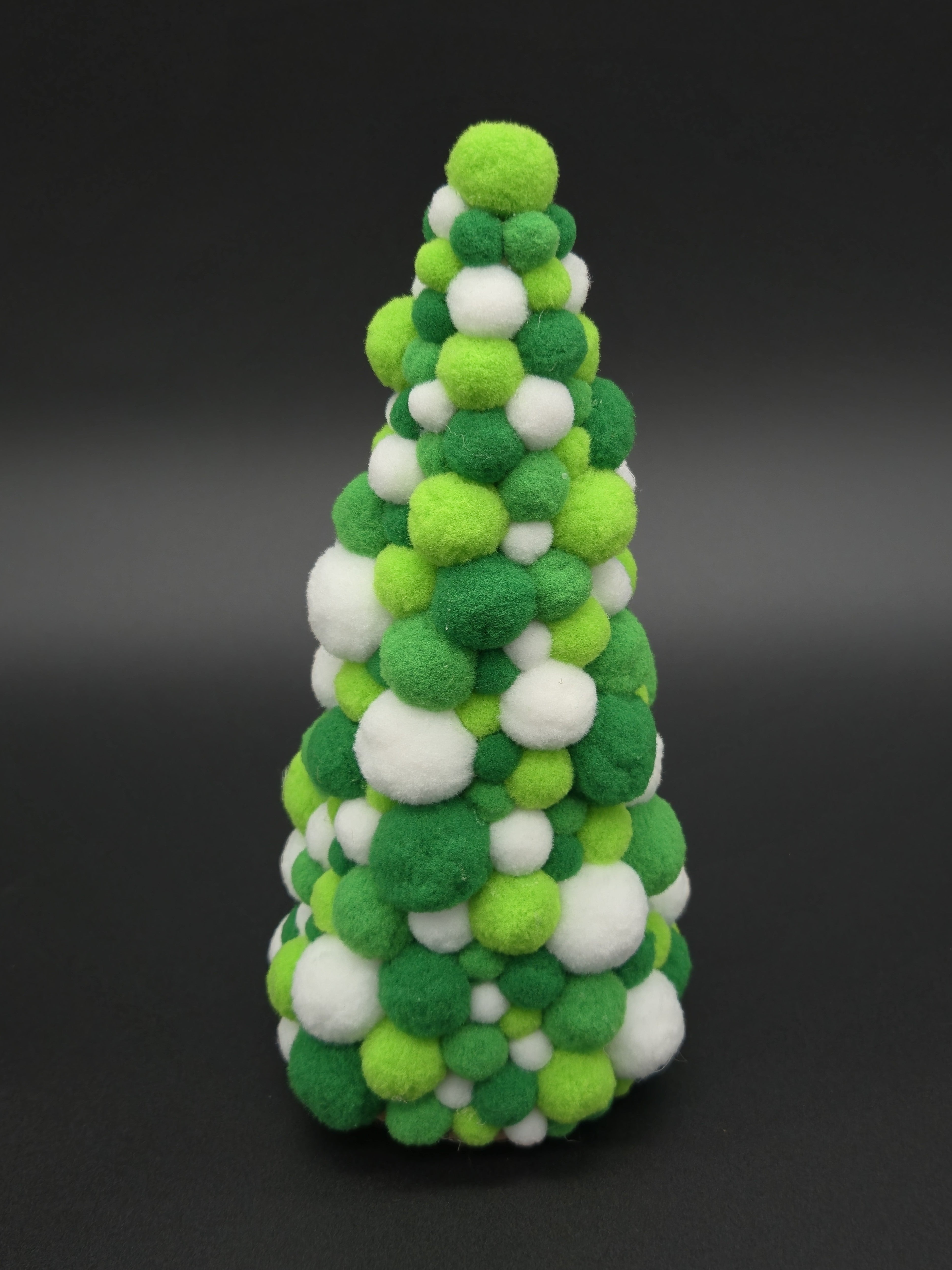 Festive Green Pom Pom Tree