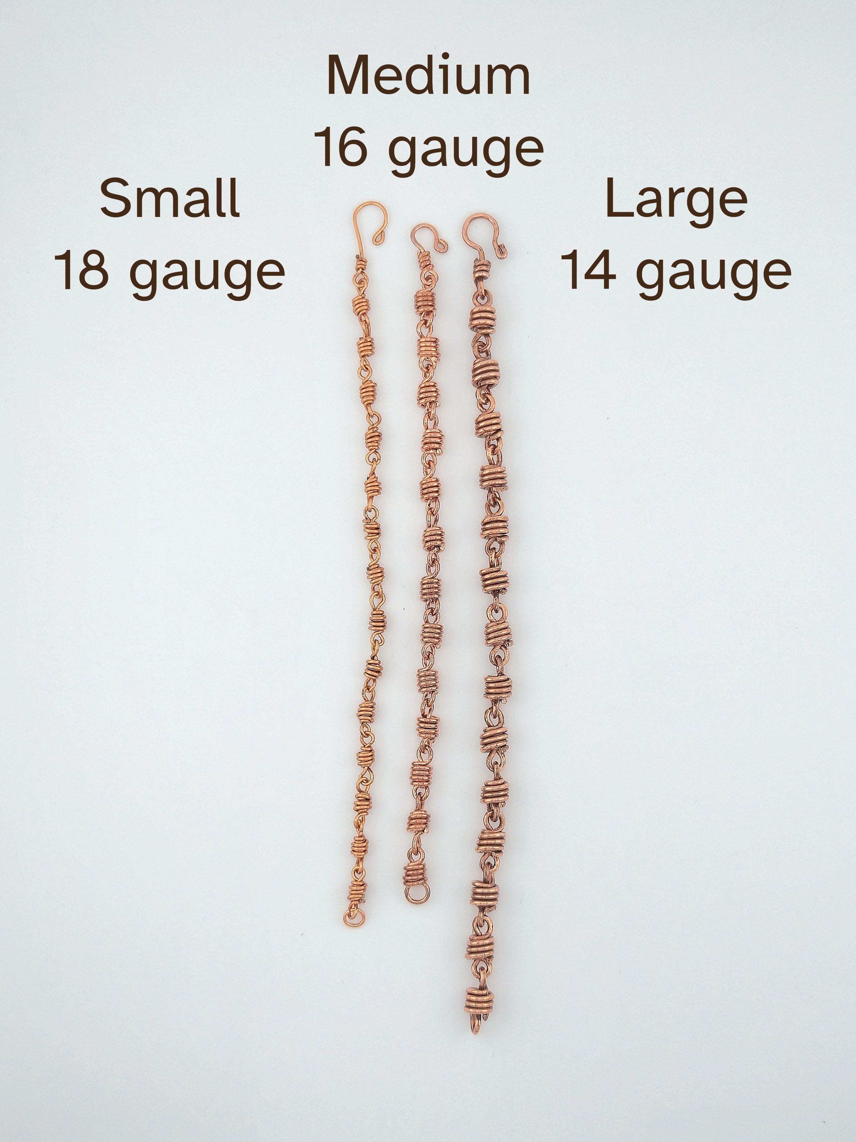 Wire Wrapped Coil Link Bracelet